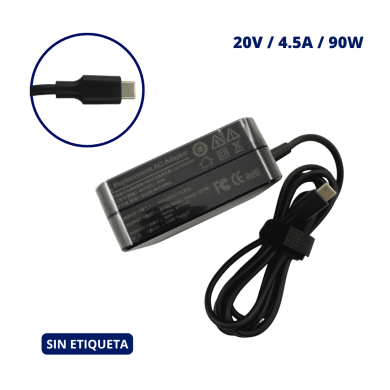 CARGADOR PARA DELL 20V 4.5A PLUG USB TIPO C