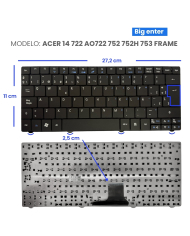 VC-TECLADO PARA HP 15 G6 2000