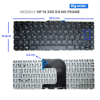 VC-TECLADO PARA HP 14 240 G4