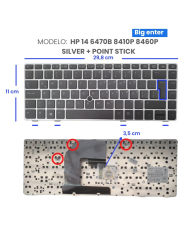 VC-TECLADO PARA ACER 14 4320 FRAME BIG ENTER