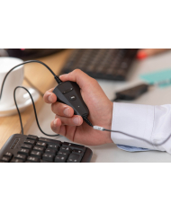 AUDIFONO PARA CALL CENTER BINAURAL VT1000 OMNI CON CONTROLADOR Y CABLE USB01 SOFTPHONE SKYPE, TEAMS, AVAYA, CISCO, JABBER, 3CX