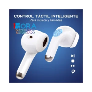 AUDIFONO BLUETOOTH TWS AUT203 1HORA