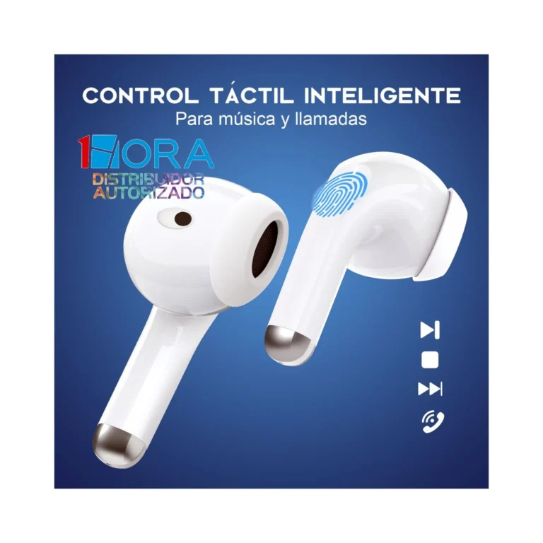 AUDIFONO BLUETOOTH TWS AUT203 1HORA