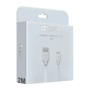CABLE USB TIPO A a USB TIPO C 2.1A L=1m MOD. CAB237 1HORA
