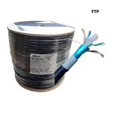 Ampxl Cable Ftp Exterior Bobina CAT6 Cca 305m 23 Awg Negro