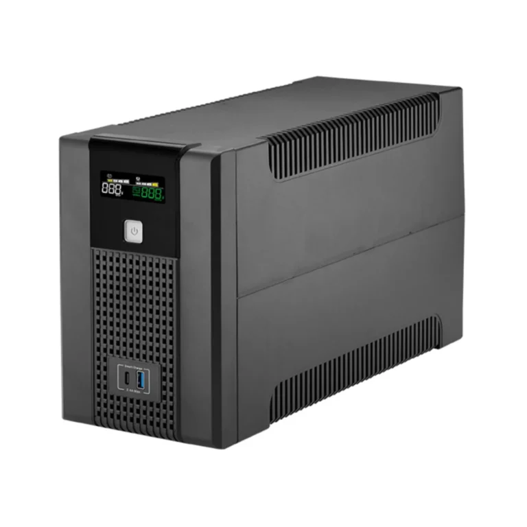 UPS INTERACTIVO 2000VA 1200W 12V/9Ahx2 10 TOMAS RJ45 USB A USB C MOD. 5L-S200N