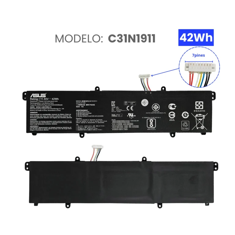 BATERIA PARA ASUS C31N1911 B31N1911 11.55V 3640mAh 42Wh