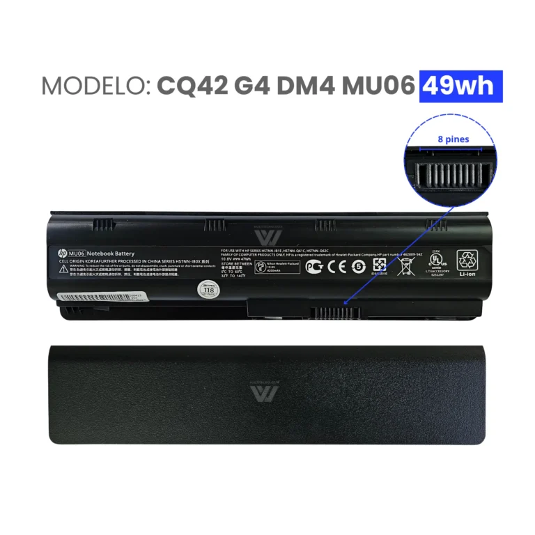 BATERIA PARA HP CQ42 G4 DM4 MU06 11.1V 4400mAh 49Wh