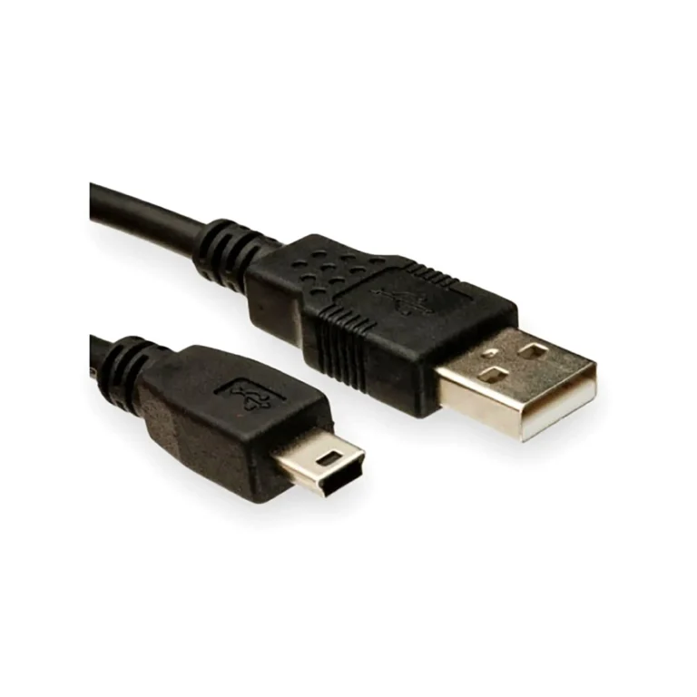 CABLE USB 2.0 A MINI USB 5 PINES V3 DE 40 cm DELTA