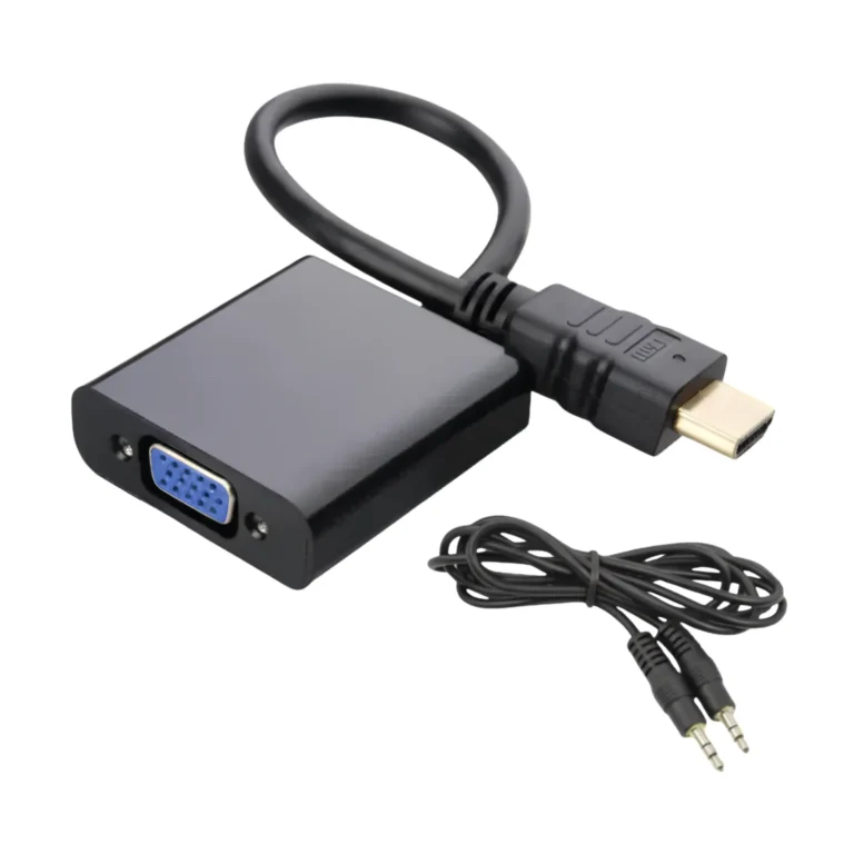 CABLE CONVERTIDOR HDMI A VGA VIDEO Y AUDIO DELTATECH