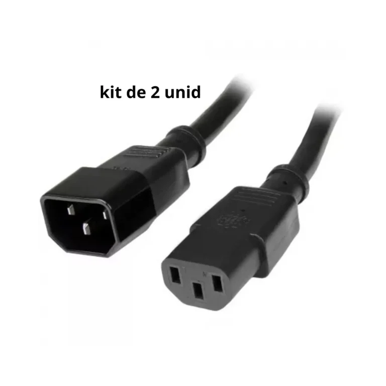 KIT CABLE DE PODER DE CPU HEMBRA MACHO L=1.8 m (2U)