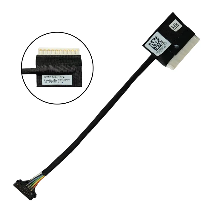 Cable de Bateria Dell P/N DC02003XV00 Rev 0.1 PG91J0 GDM50 Inspiron 15 3510, 15 3511, 15 3515, 15 3520, 15 3521, 15 3525