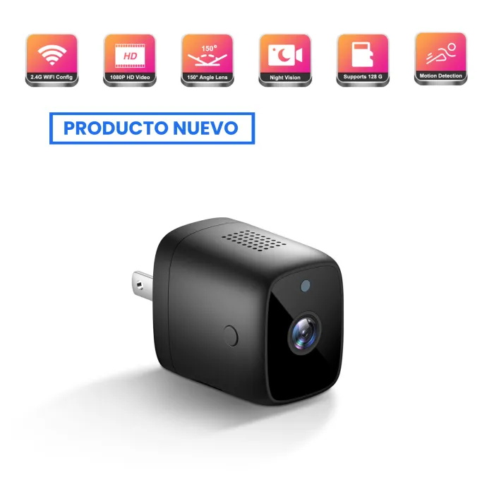 CAMARA ESPIA CARGADOR DE PARED