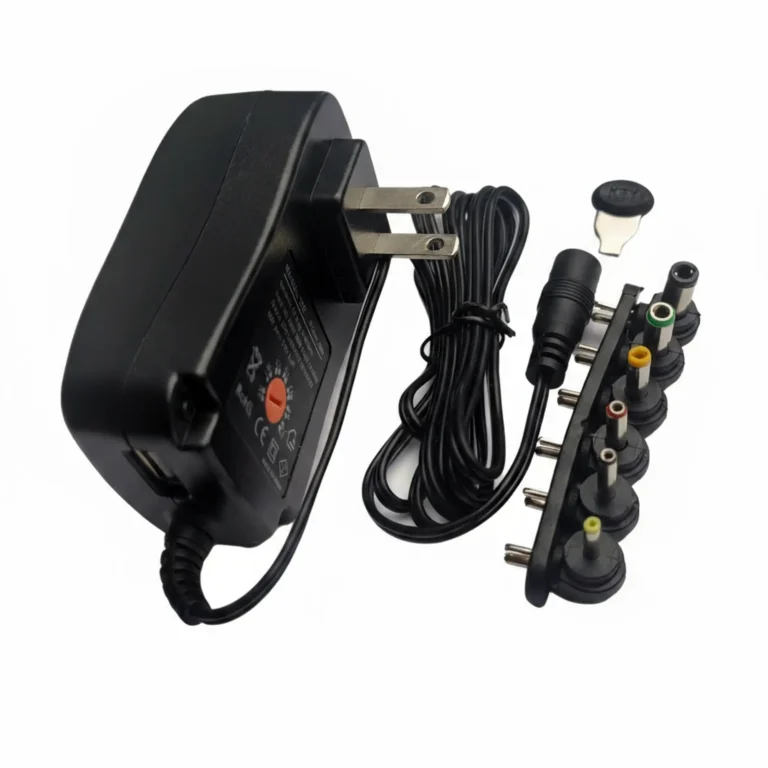 Cargador Universal 30W 6 Plug 3-12V + USB 2.0