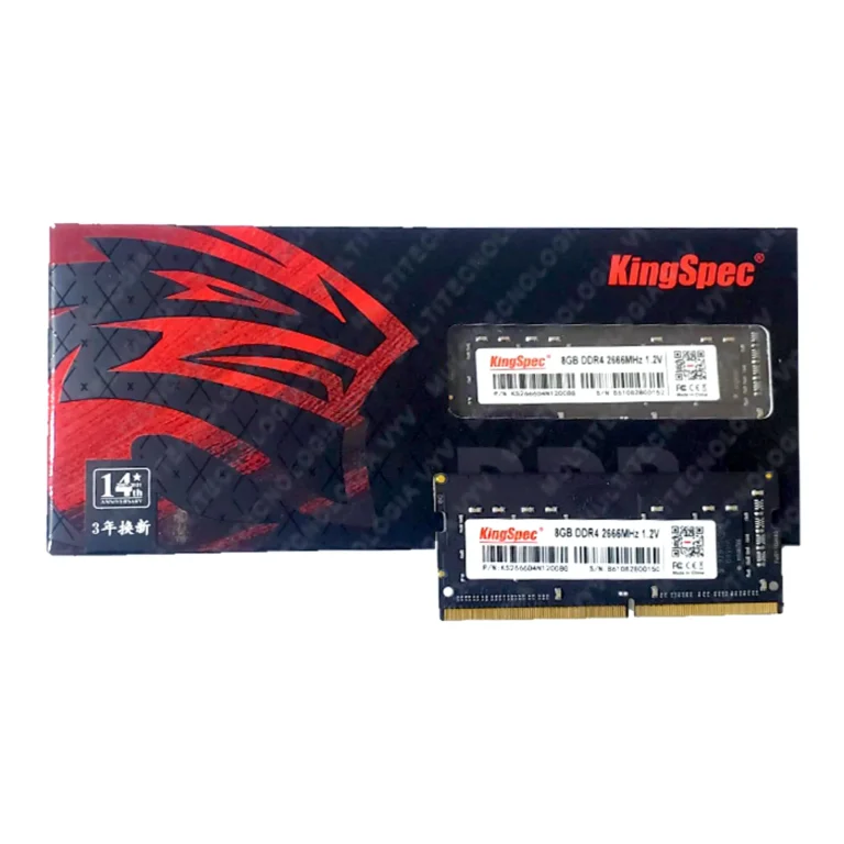 MEMORIA RAM KINGSPEC DDR4 LAPTOP 8GB 1.2V 2666 MHz