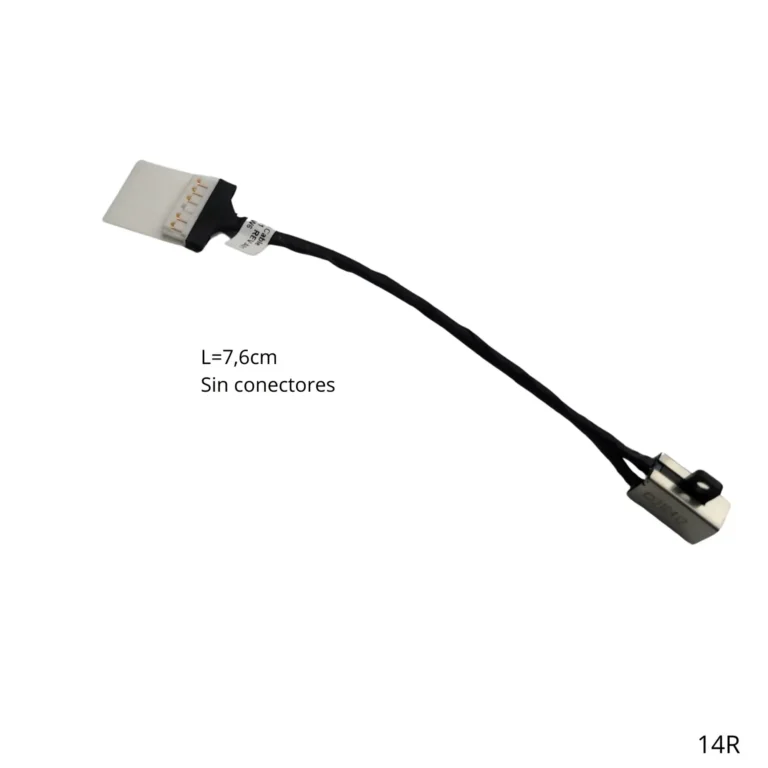 PIN DE CARGA PARA DELL 14R 14-3000 3567-5664 i3567-5185 PLUG 4.5x3.0 P/N: 450.09W05.0041