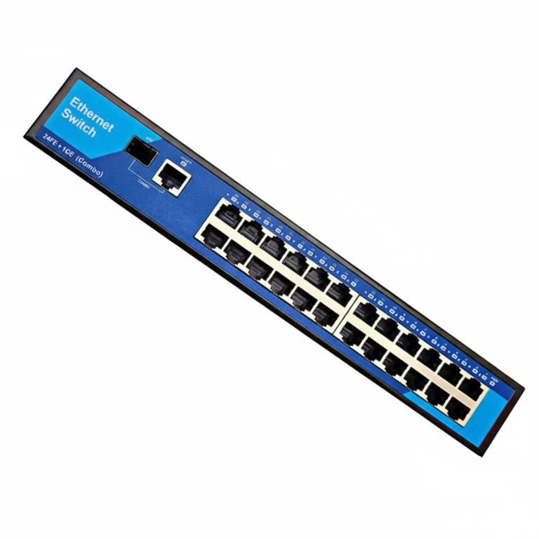 SWITCH RJ45 24 PUERTOS 10/100 +1 PUERTO 1000 MOD TXE193