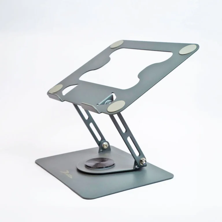 SOPORTE DE LAPTOP GIRATORIO GRIS