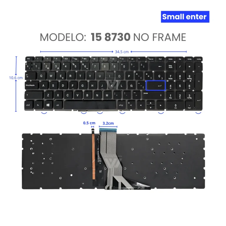 TECLADO PARA HP 15-BS CON BACKLIGTH