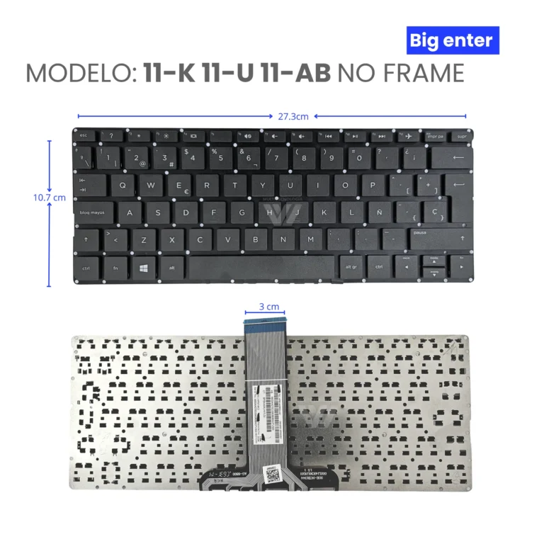TECLADO PARA HP PAVILION 11-K 11-U 11-AB