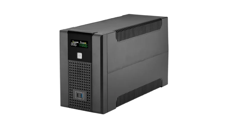 UPS INTERACTIVO 800VA/480W BATERIA 12V 9Ah 8 TOMAS +USB A + USB C 2.4A MOD. 1L-S800N APLUS