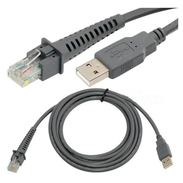CABLE USB PARA LECTOR DE ESCANER DE CODIGO DE BARRAS L=2M