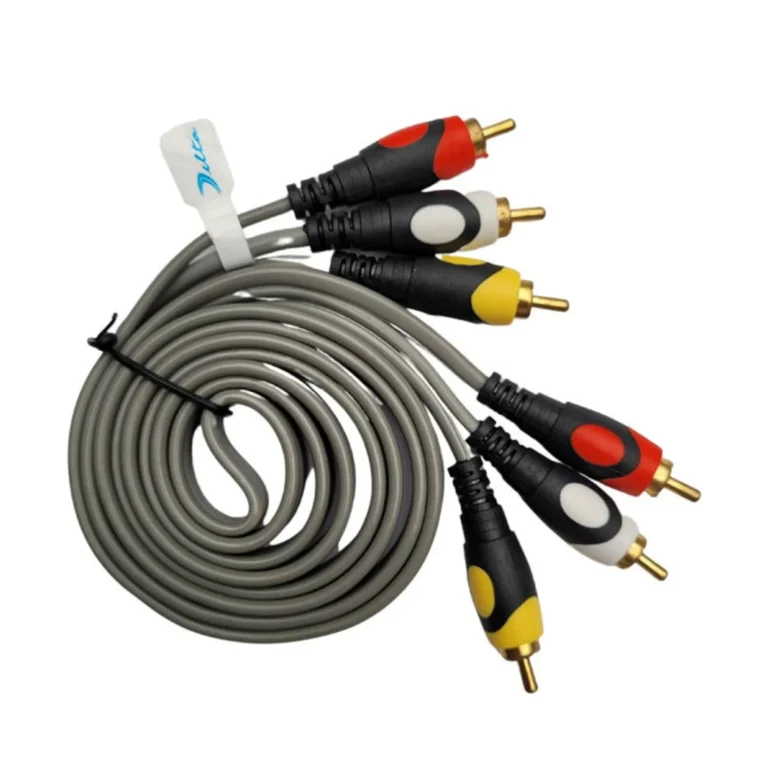 CABLE DE AUDIO Y VIDEO 3 X 3 RCA L=1.5M