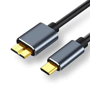 Cable USB Tipo C para Disco Duro Externo USB 3.0 Micro B L=1M
