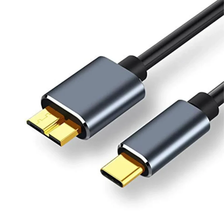 CABLE USB TIPO C PARA DISCO DURO EXTERNO USB 3.0 MICRO B L=1M
