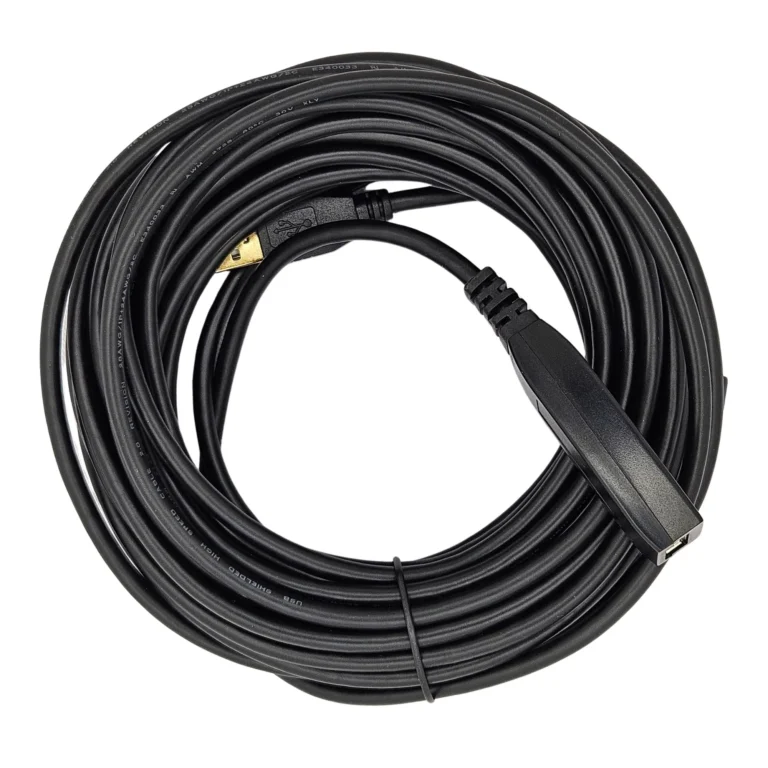 EXTENSION USB 2.0 HEMBRA MACHO L=10M CON CHIP
