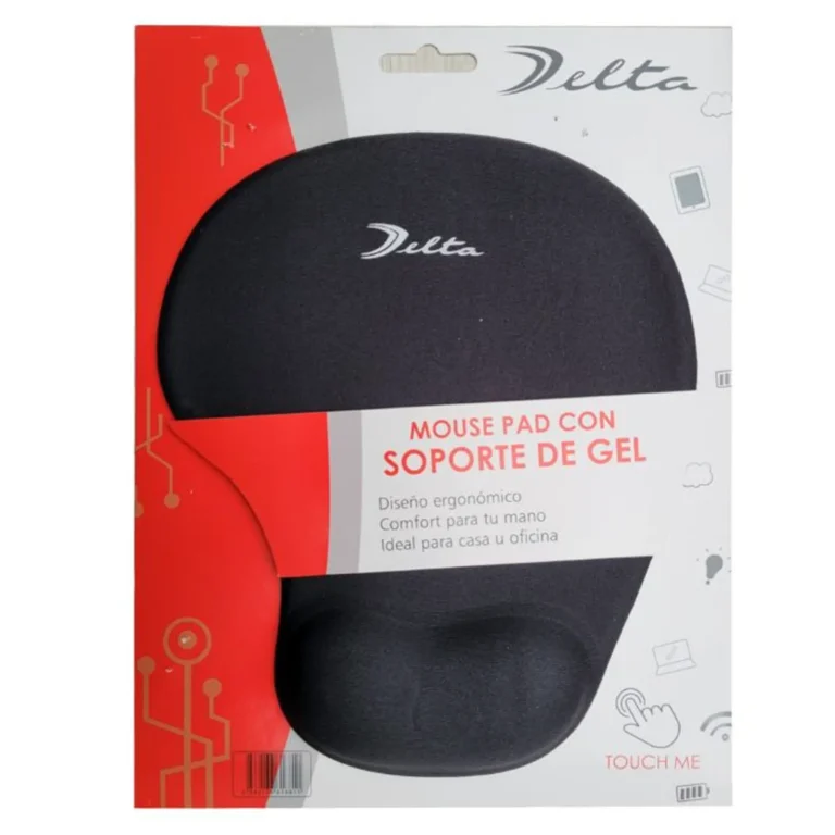 PAD MOUSE GEL ERGONOMICO CON LOGO DELTA