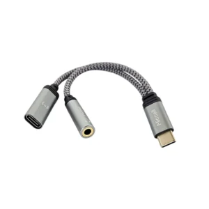 Adaptador USB Tipo C A 3.5 + Tipo C Miccell