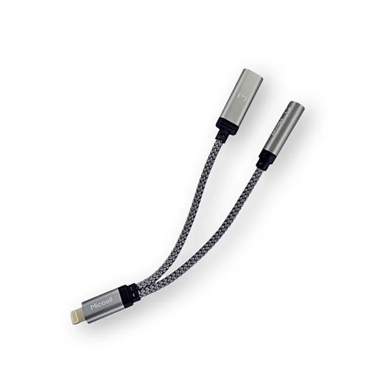ADAPTADOR LIGHTNING A 3.5 + LIGHTNING MICCELL