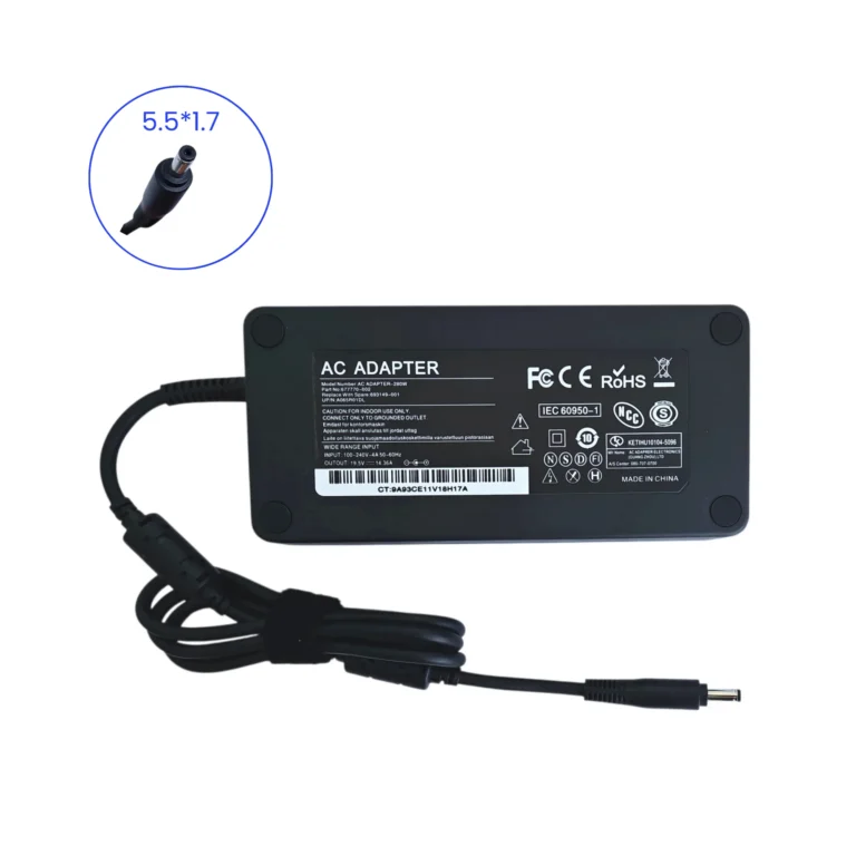 CARGADOR PARA ACER 19.5V 14.36A PLUG 5.5x1.7