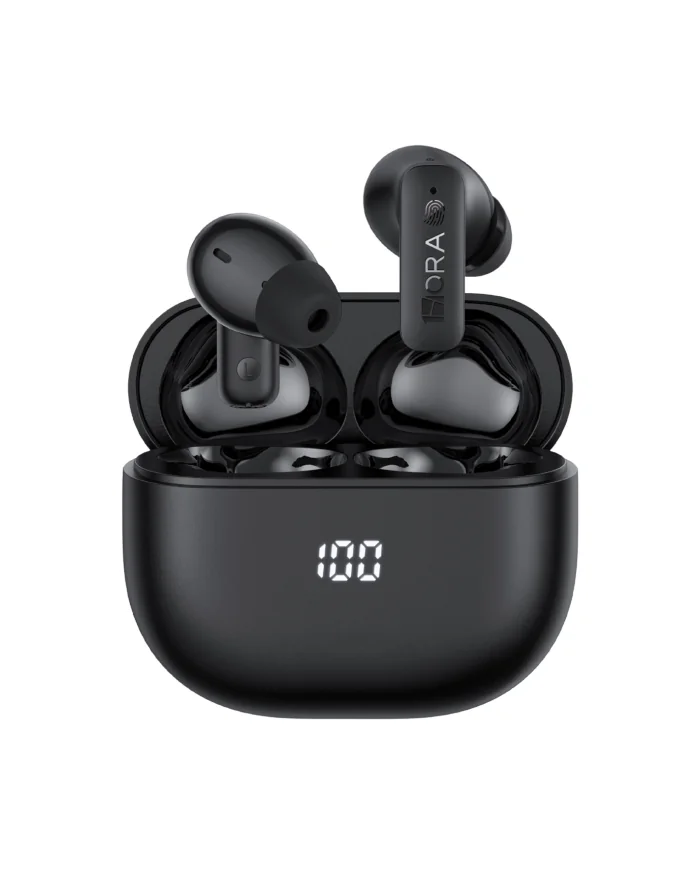AUDIFONO BLUETOOTH TWS AUT211N NEGRO 1HORA