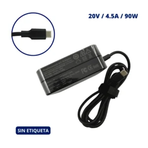 CARGADOR PARA DELL 20V 4.5A PLUG USB TIPO C
