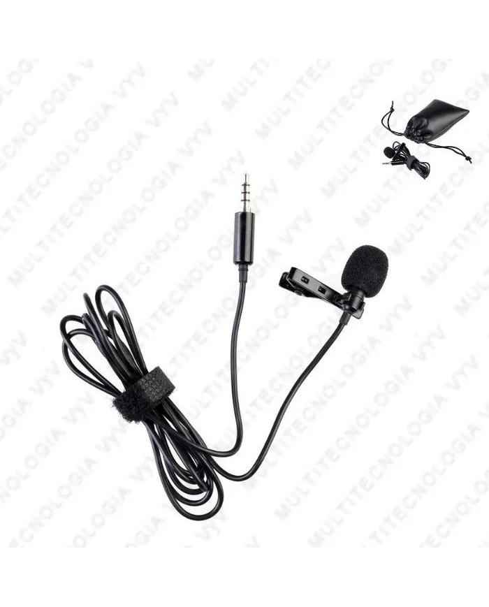 MICROFONO LAVALIER CORBATA CELULAR 3.5