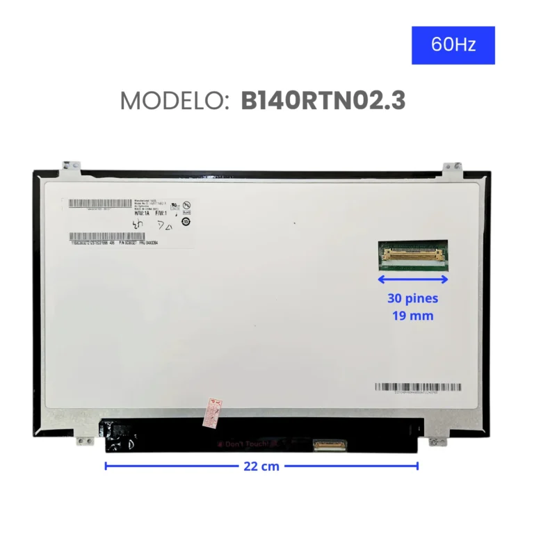 REPUESTO PARA PANTALLA B140RTN02.3